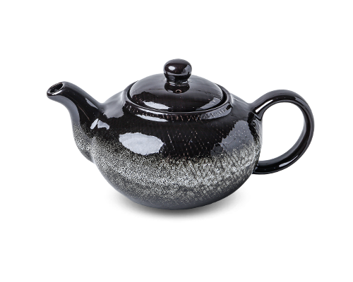 Cloth-textured Embossed Teapot