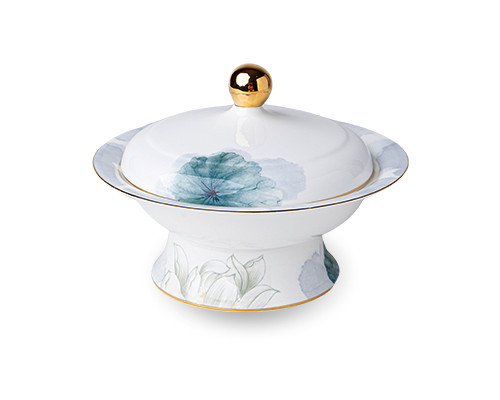 High-foot Tureen With Lid