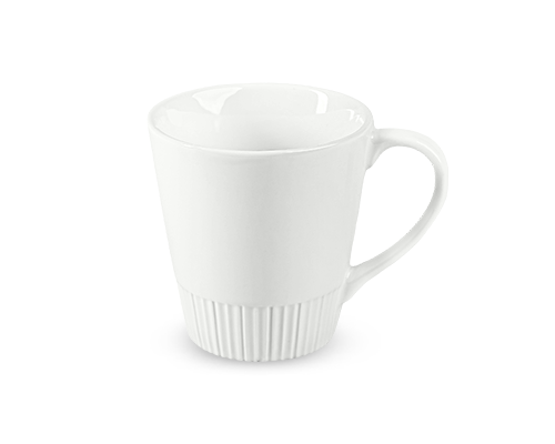 Curtain-textured Embossed Mug