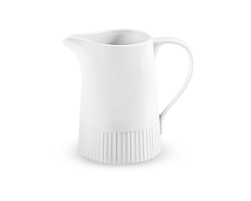 Curtain-textured Embossed Milk Jug