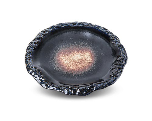 Stone-textured Rolled Rim Plate