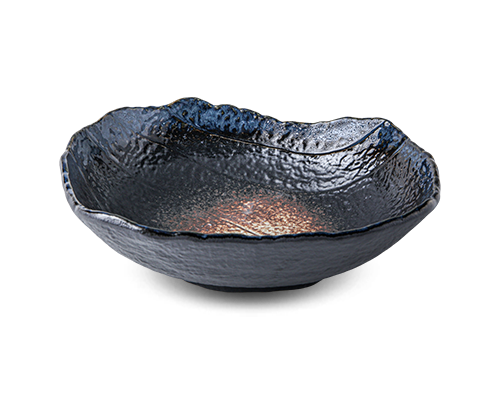 Stone-textured Irregular Serving Bowl