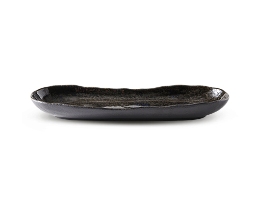 Irregular-textured Oblong Plate
