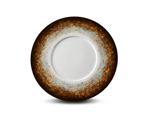 Wide Rim Show Plate