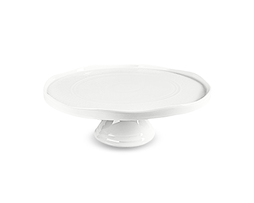 Wheat Embossed High-foot Cake Stand