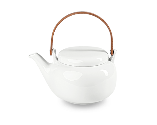 Teapot With Bamboo Handle