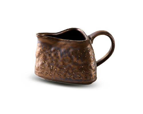 Stone-textured Irregular Milk Jug