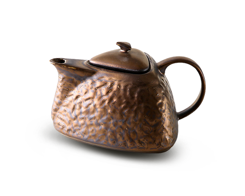 Stone-textured Irregular Teapot