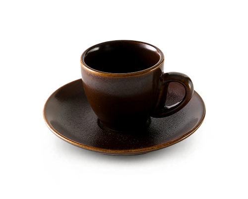 Thick-eared Cup & Saucer