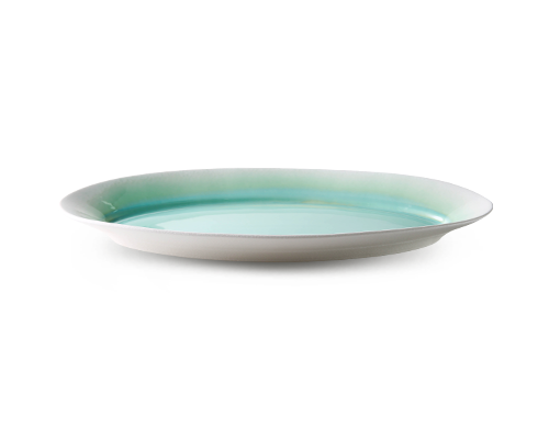 Wide Rim Oval Plate