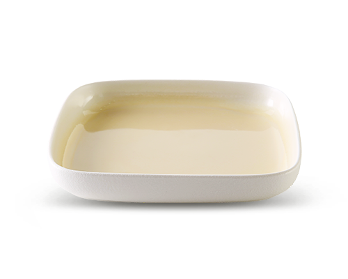 Flat-bottom Rounded Square Plate