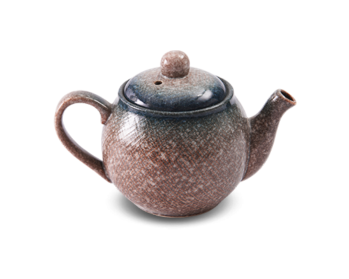 Cloth-textured Embossed Teapot
