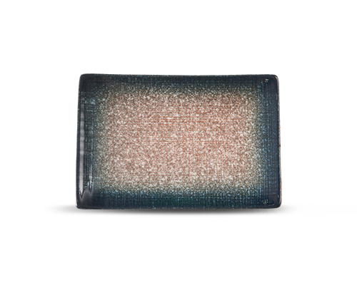 Cloth-textured Embossed Rectangular Plate
